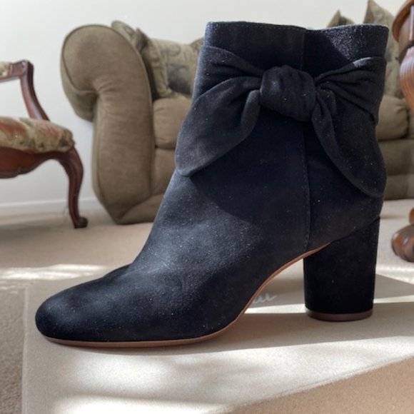 Madewell suede heeled bootie - NWT - Picture 2 of 5